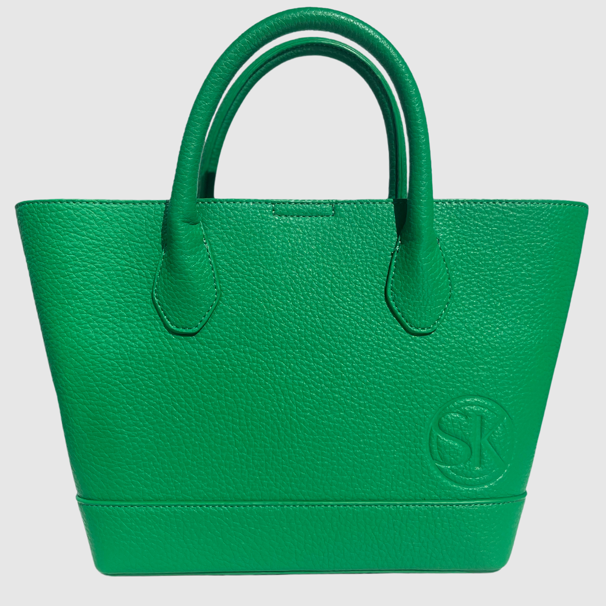 Top Handle Bag in vibrant green